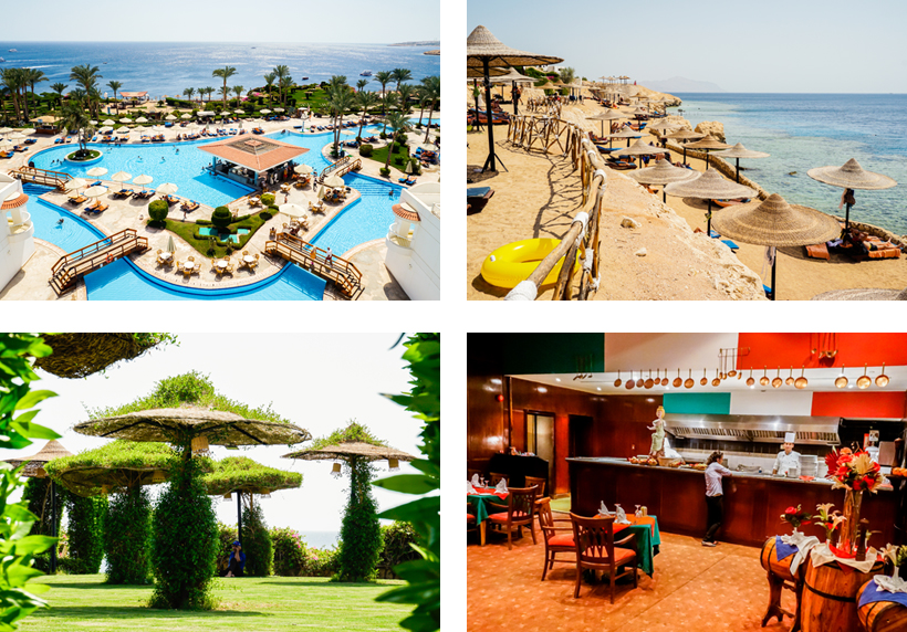 Die Anlage des Siva Sharm Resorts & Spa