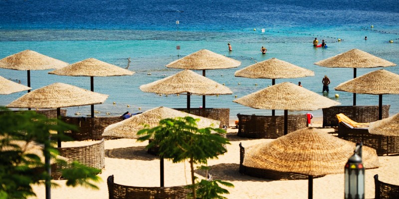Strand in Hurghada und Makadi Bay