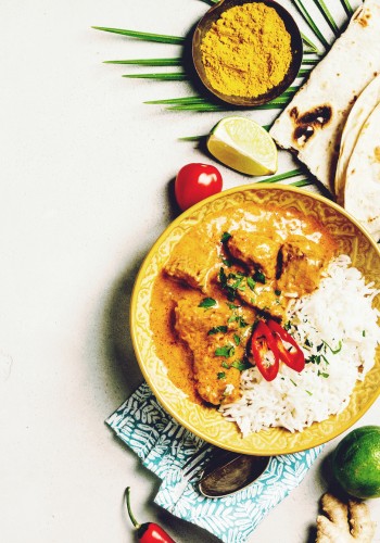 Maledivisches Curry mit Reis gehört zu den besten gerichten auf den Malediven